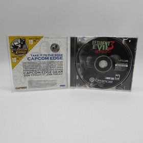 Resident Evil 3 Nemesis CIB Sega Dreamcast Tested Must @@!!