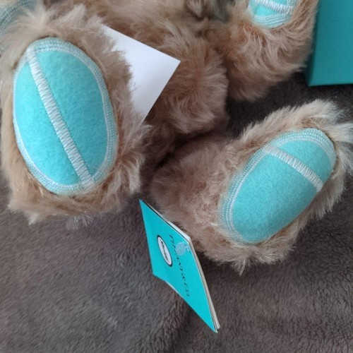 Oso de peluche Steiff Tiffany & Co edición limitada con etiqueta de caja raro coleccionista usado - Imagen 4 de 4