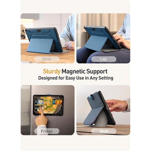 For Google Pixel Tablet 2023 Tablet Case Magnetic Adjustable Stand Folio Cover - Picture 21 of 56