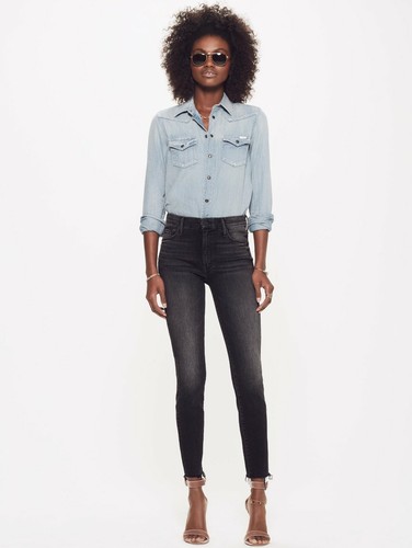 High Waisted Looker Ankle Fray 