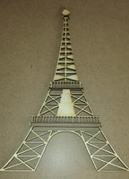 Eiffel Tower Unfinished Wood Cutout Eiffel Tower Unfinished Wood Cutout