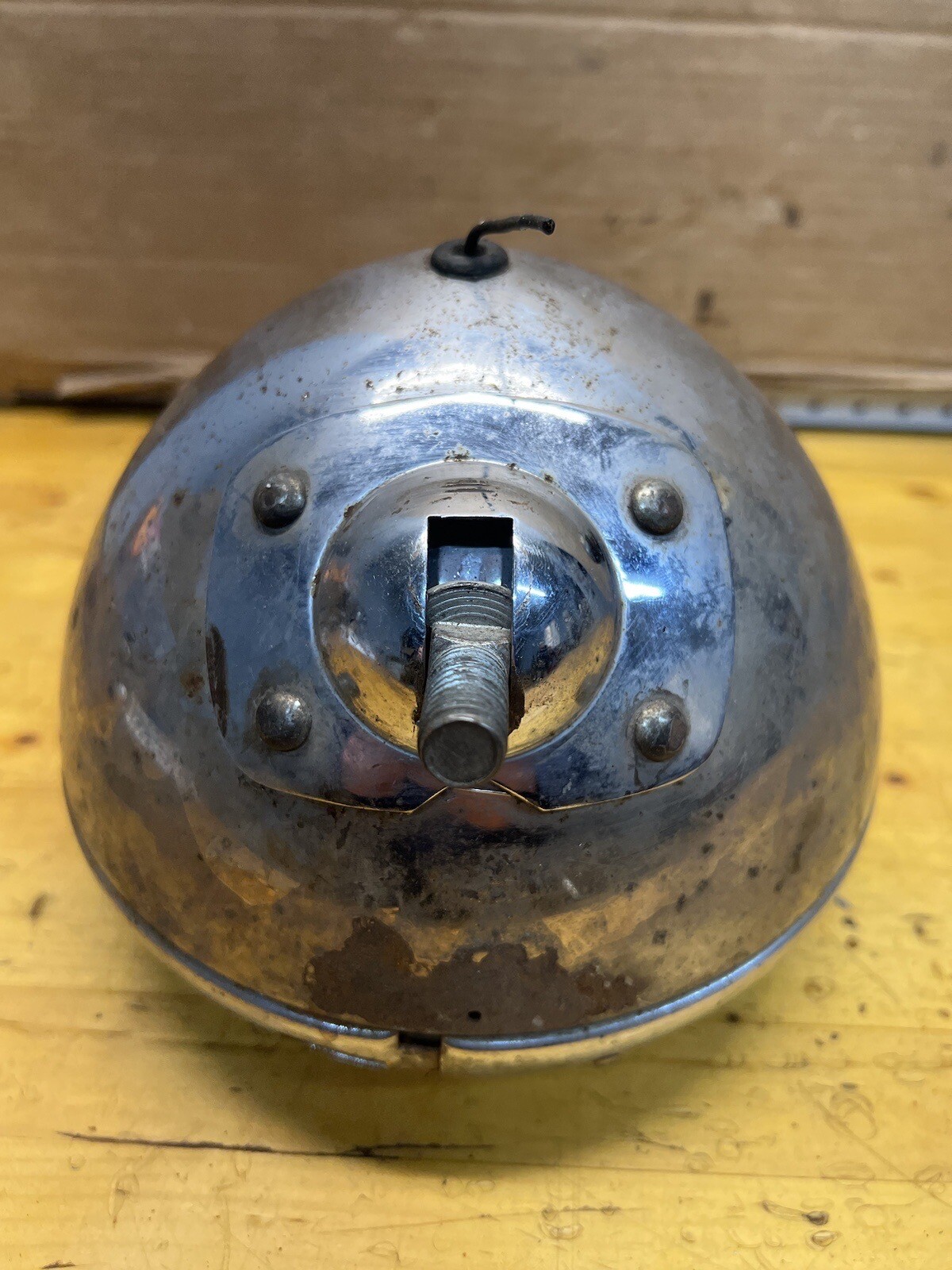 Harley Davidson Panhead 7” Chrome Headlight Bucket Assembly eBay