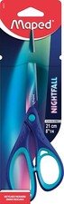 Maped Nightfall Haushalts- & Büroscheren 21 cm, Asymmetrisch, Blau/Türkis