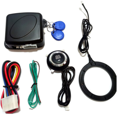 Auto-Alarmsystem RFID Push Engine Startknopf & Keyless Go System Kit