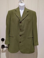 Vintage Mens Suit Jacket Itlay Cinque 80s Cas...
