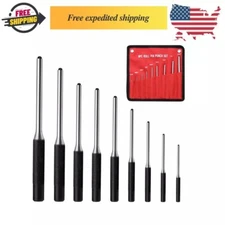Roll Pin Punch Set 9pcs 1/16 - 5/16 Removing Repair Tools 9pcs Pin Punches