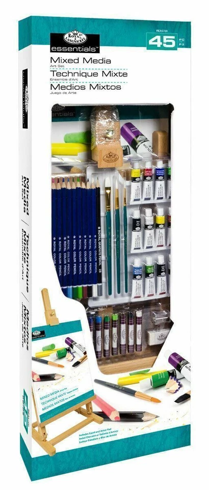 Essentials Artist Pack Conjunto de Pintura Acuarela Artistas Colores 45 piezas Niños-Adultos Foto 2 de 4