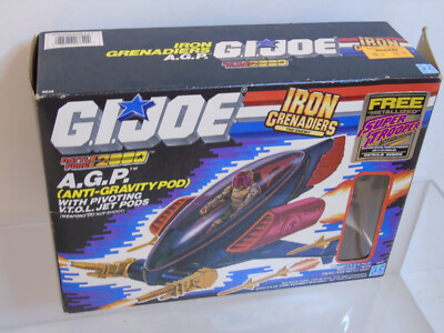 GI JOE A.G.P. AGP BOX -  EMPTY BOX ONLY -- NO CUT