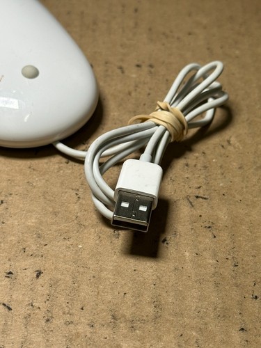 Genuine OEM Apple Mighty Mouse Wired USB White Model A1152 - 第 3/5 張圖片