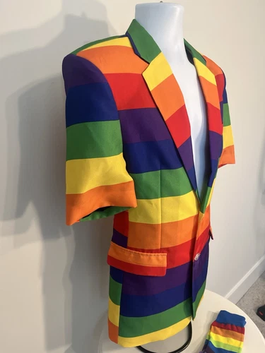 Tispy Elves Happy Hour short sleeve Pride jacket with matching socks image 4
