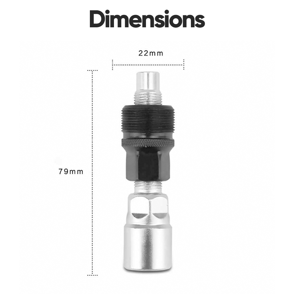 Silver Crank Arm Puller Removal Tool Extractor for Road & MTB Bike