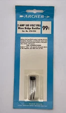 Vtg Bridge Rectifier 2 amp 100 V Full Wave 276–1152 Radio Shack Archer New NOS