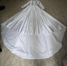 Modern Wedding Dress With Long Train Size 6