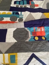 Pottery Barn Kids Twin Jax Construction Quilt