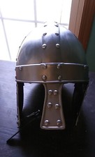Medieval Viking Style Helmet, Craftsman Made, Real Metal