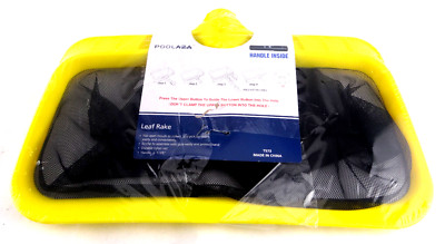 Poolaza Heavy Duty Swimming Pool Yellow Leaf Rake Cleaning Tool New Free Ship