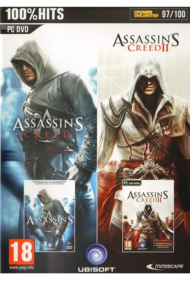 Assassin's Creed and Assassin's Creed II Double Pack PC Game DVD