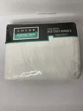 Westpoint  Pepperell Color Connection King Fitted Sheet No-Iron Percale 180 TC