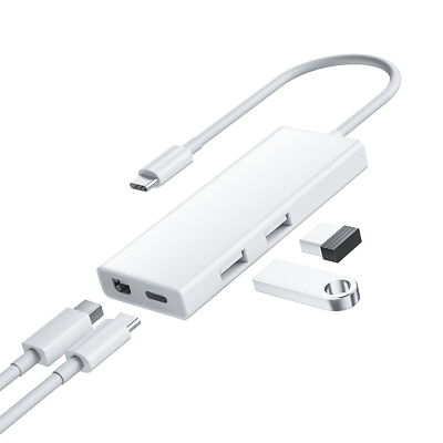 USB-C to Mini DisplayPort+USB 3.0+PD 4 IN1Adapter 4K@60Hz Video Quick Charger