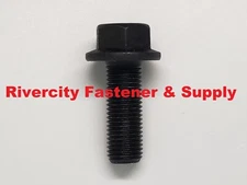 7/16-20x1-1/4 Flange Bolts 7/16 x 20 x 1.25 Grade 8 Screws 7/16x20 x 1-1/4"