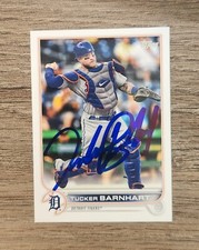 Tucker Barnhart Autograph Signed 2022 Topps Detroit Tigers