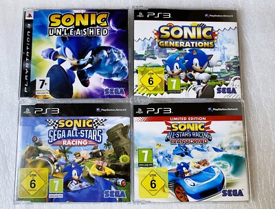 Sonic PS3 PROMO, Unleashed, Generationen, SEGA All-Star, All-Star Transformed PS3