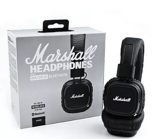 MARSHALL Major-II Bluetooth Black Cuffie wireless