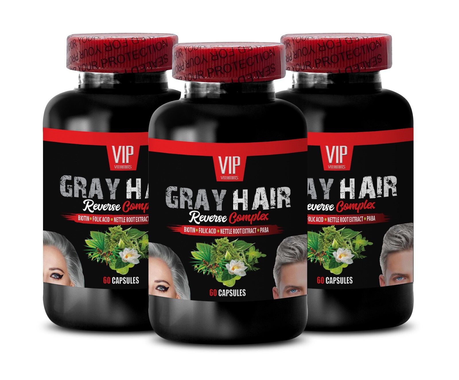 horsetail stem extract GRAY HAIR REVERSE FORMULA anti gray hair