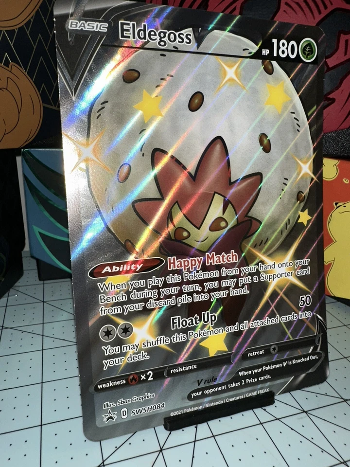 Eldegoss V Swsh084 - Jumbo Card - NM - Image 2 of 2