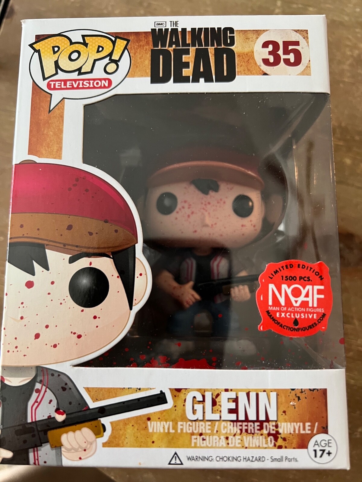Funko Pop The Walking Dead #35 Moaf Glenn Le To 1500