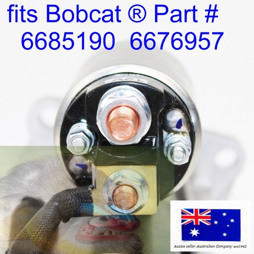 fits Bobcat Starter Motor 6685190 6676957 751 753 763 773 S100 S130 S150 S76 - Bild 3 von 22