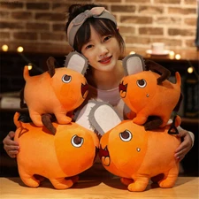 Anime Chainsaw Man Pochita Plush Dolls Toy Cosplay Cartoon Animal Pillow Cushion