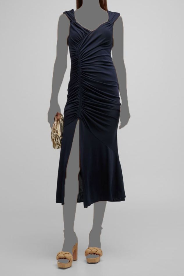 women's mother of the bride dress LaFemme 25206 Mothers Make a stunning impression Ruffled Floral Maxi Dress Size:(FR)40 Teal Dress