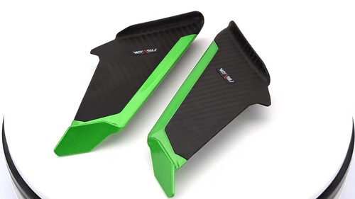 Front Fairing Winglet Side Wing Fin Spoiler For RC390 RC125 RC8 For Aprilia RSV4 - Video 1 von 1
