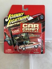 Johnny Lightning Car Craft 1970 Plymouth Hemi Cuda White Lightning