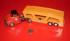1950s Vintage SSS Tin Toy Car Automobile Carrier Cab & trailer Superb condition