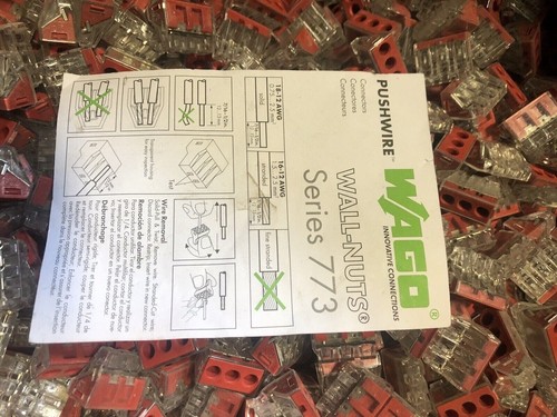 WAGO 773-173 Push Connectors 3 Port Electrical Splice Quantity Of 30 - Picture 5 of 7