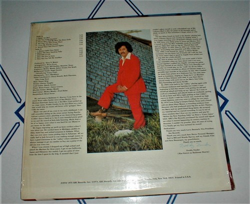 FREDDY FENDER "Before The Next Teardrop Falls" LP Wasted Days Wasted Nights NM - Picture 2 of 2