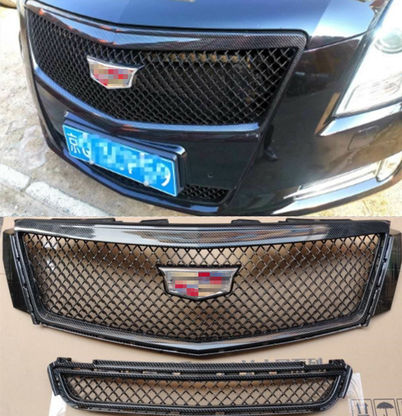 For 20132017 Cadillac XTS Front Bumper Grill Grille carbon