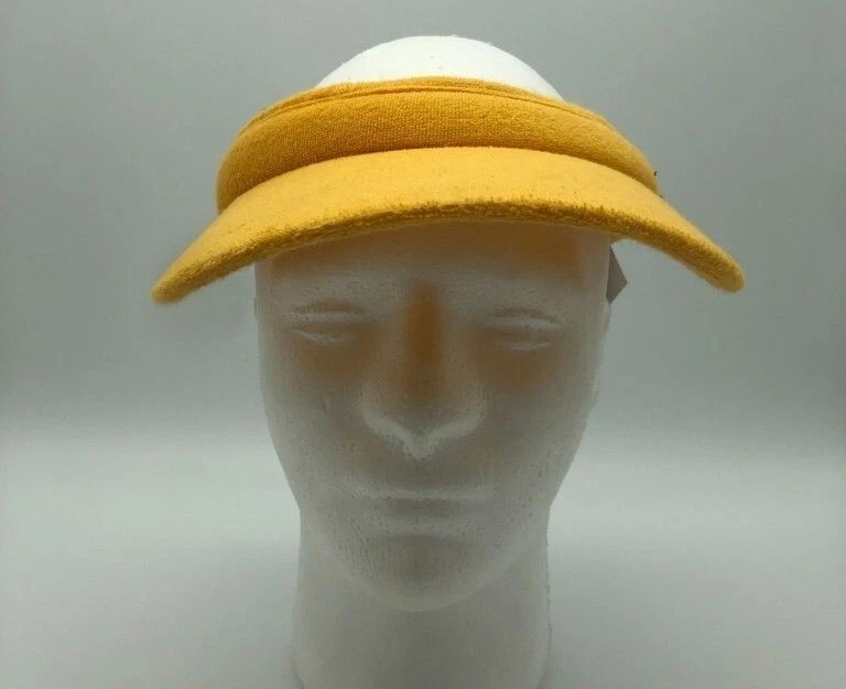 J.Crew Terry Cotton Visor Packable Mustard Yellow BI442 Women's One Size OS NWT