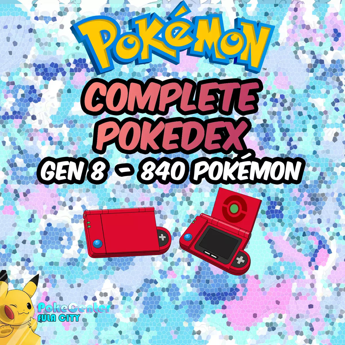 Pokemon Sword/Shield Isle of Armor Pokedex 100% Complete Save