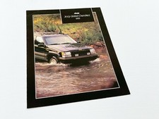 1995 Jeep Grand Cherokee Orvis Preview Brochure