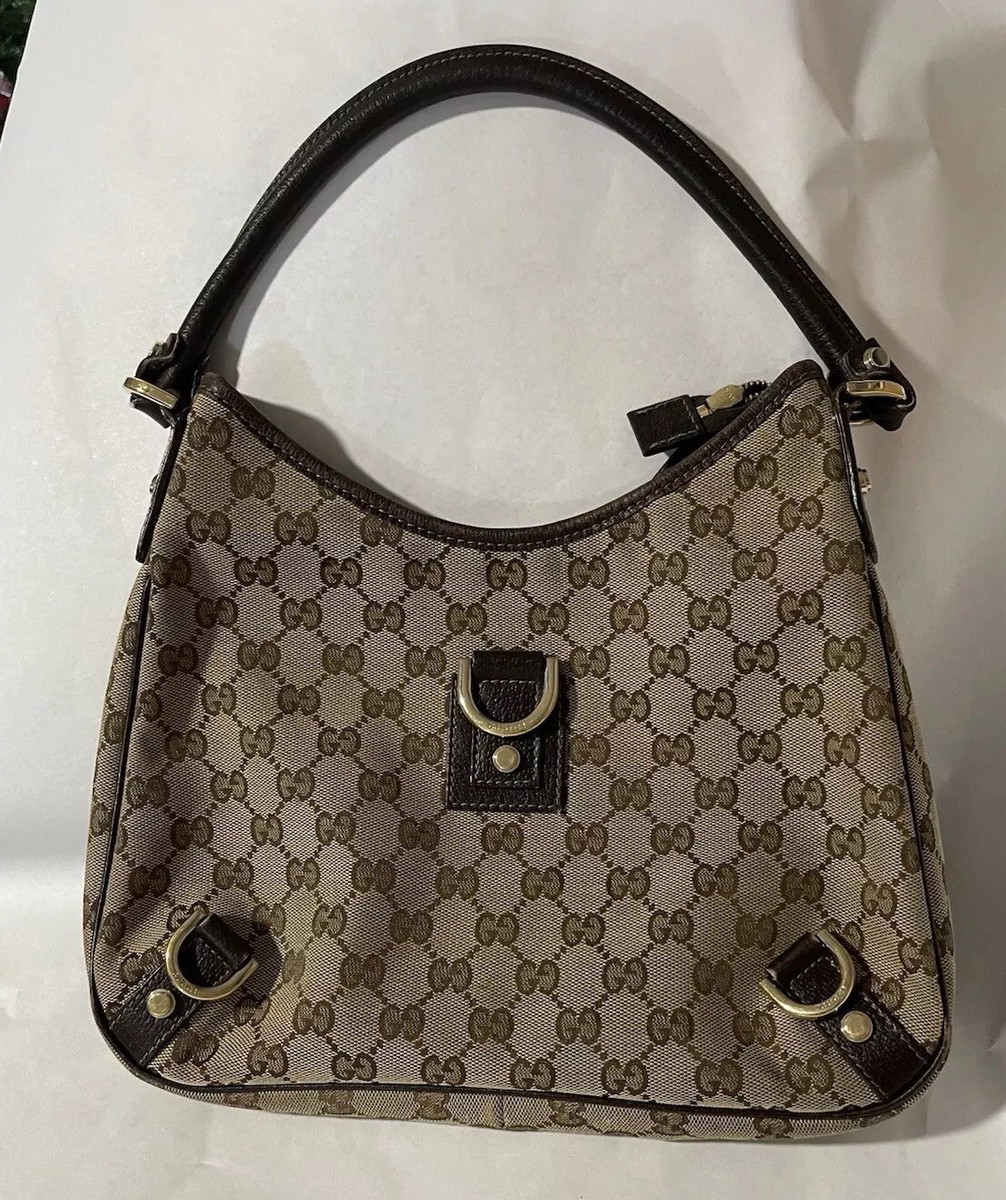 Gucci Canvas GG Canvas Abbey D-Ring Shoulder Pre-Owned