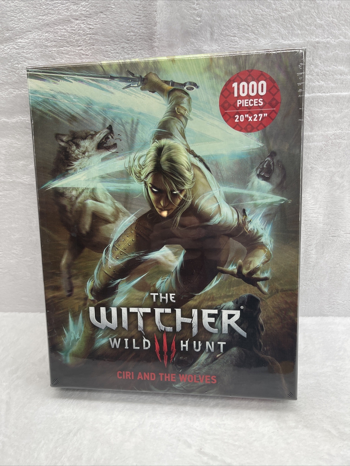 "The Witcher 3 - Wild Hunt 1000 20""/27"" piezas rompecabezas Ciri y los lobos"