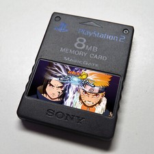 Naruto: Ultimate Ninja Storm - Custom PlayStation 2 PS2 Memory Card Sticker