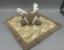 Levtex Baby Deer Lovey Security Blanket Baby Plush Lovie Brown soother