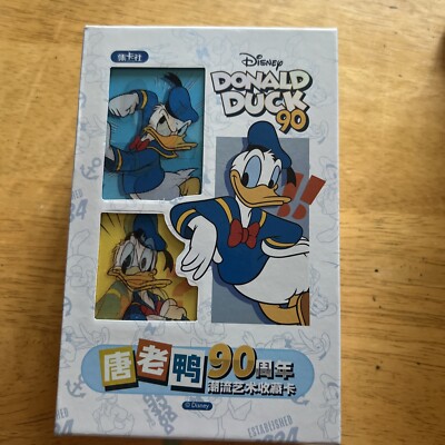 Disney Donald Duck 90th Anniversary Trading Cards - Box Only