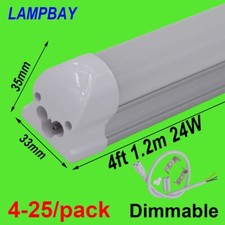 Tubo de luz LED regulable 4 pies 1,2 m 48" 24 W 20 W T8 bombilla integrada lámpara accesorio