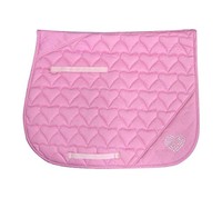 Derby Originals Crystal Hearts Quilted Saddle Pad Pink on sale Derby Originals Crystal Hearts Quilted Saddle Pad Pink on sale
