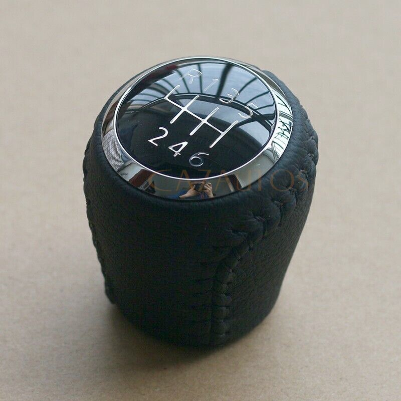 GENUINE LEATHER GEAR SHIFT KNOB BOOT COVER FOR RENAULT CLIO MK3 05-14 - Image 43